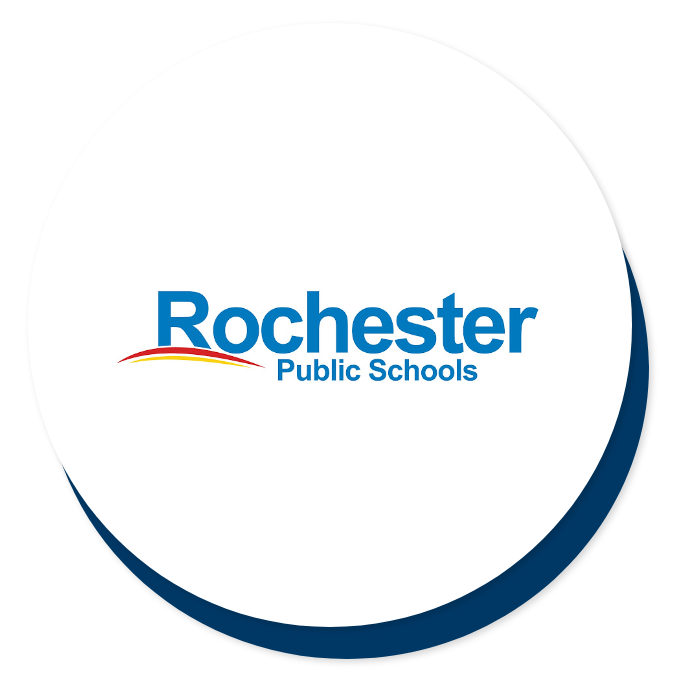 Image of Rochester Public Schools logo.