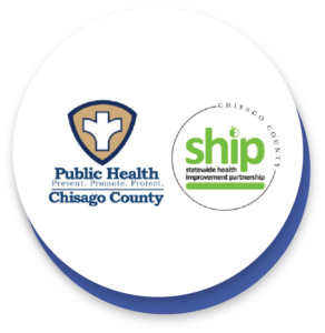 Public Health Chisago County + Ship statewide health improvement society logos